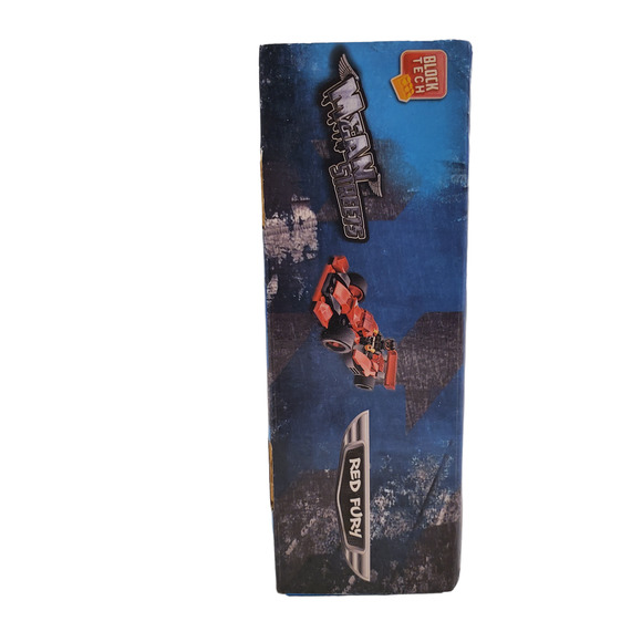 Block Tech Mean Streets Red Fury Racecar in Red Block Toys STEM Toys - Picture 7 of 10